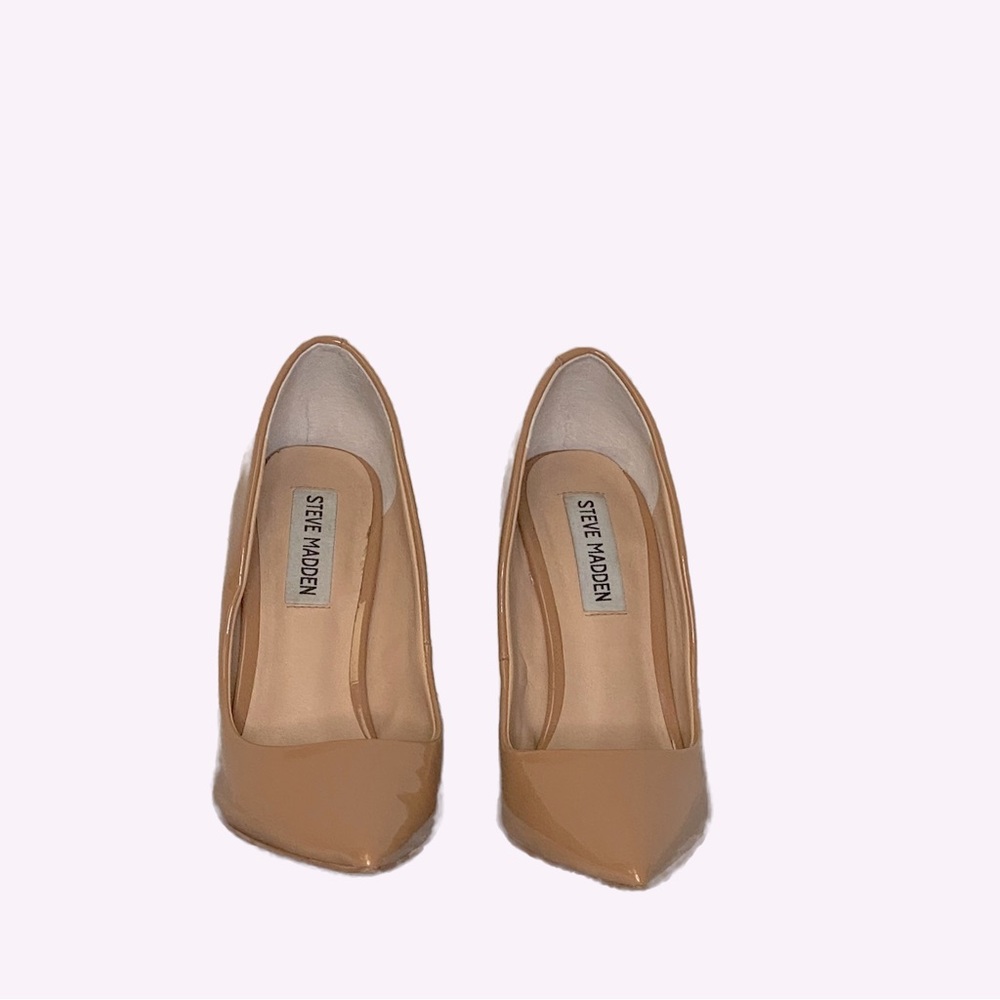 Steve Madden 3” heels nude